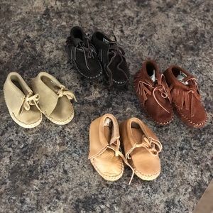 Assortment of children’s Moccasins.
